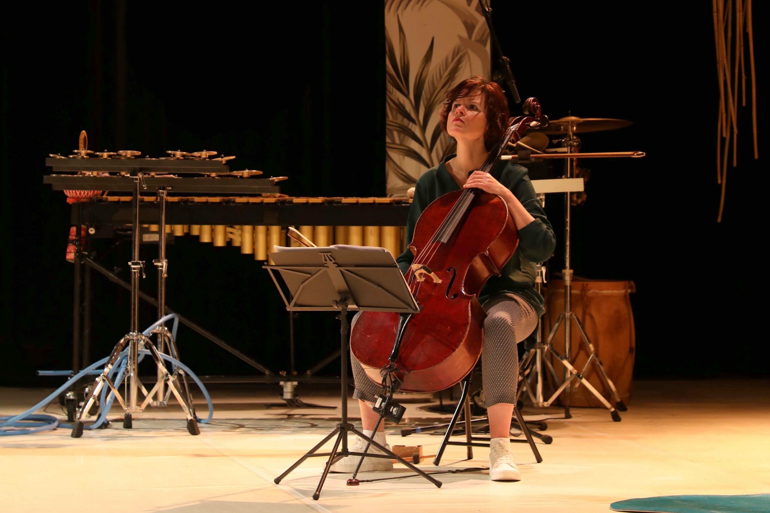 Johanne Mathaly au violoncelle