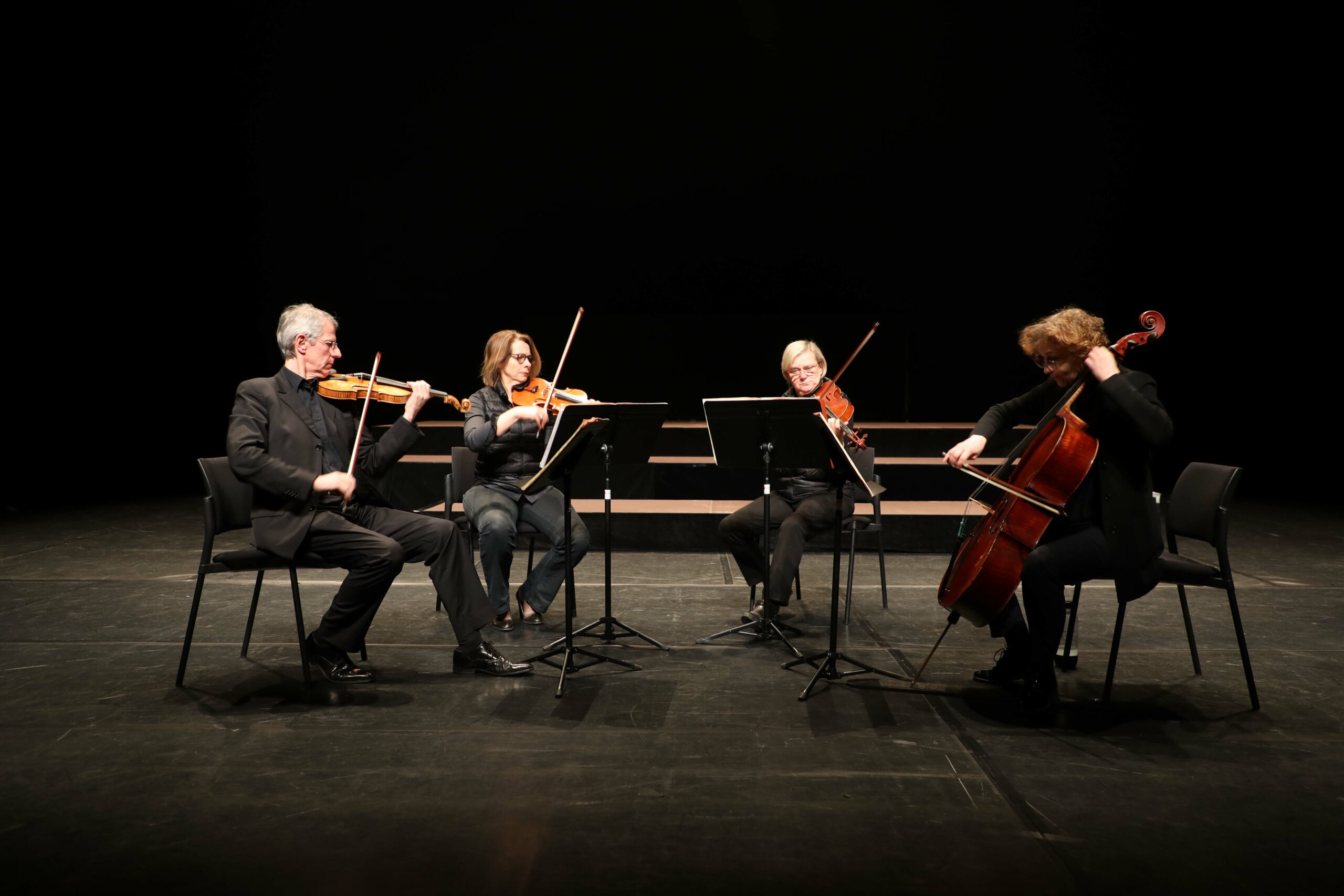 Le quatuor à cordes de l'orchestre de l'opéra de Massy